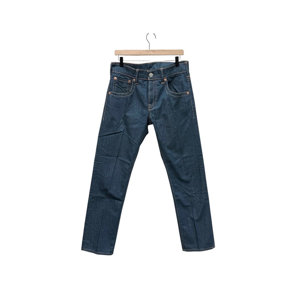 Levi's 504 Regular‎ Straight Fit Jeans Mens W32 L32 Dark Wash Denim